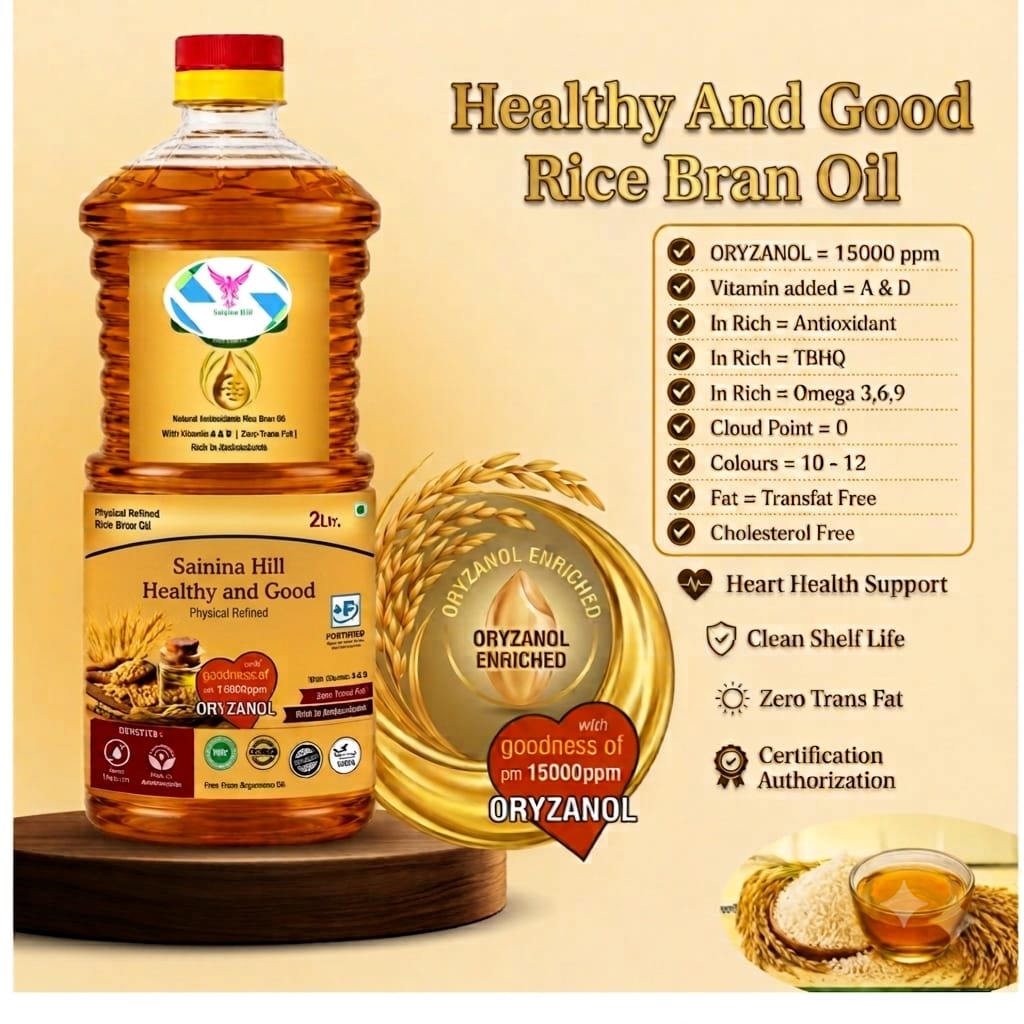 Healthey And Good Rice Bran Oil